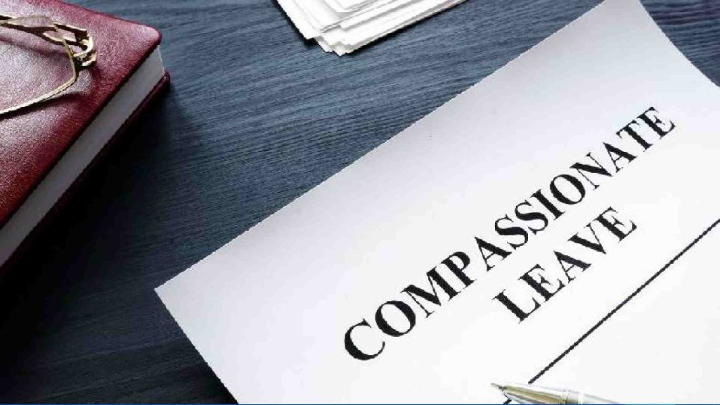 compassionate leave
