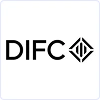 DIFC logo with geometric design