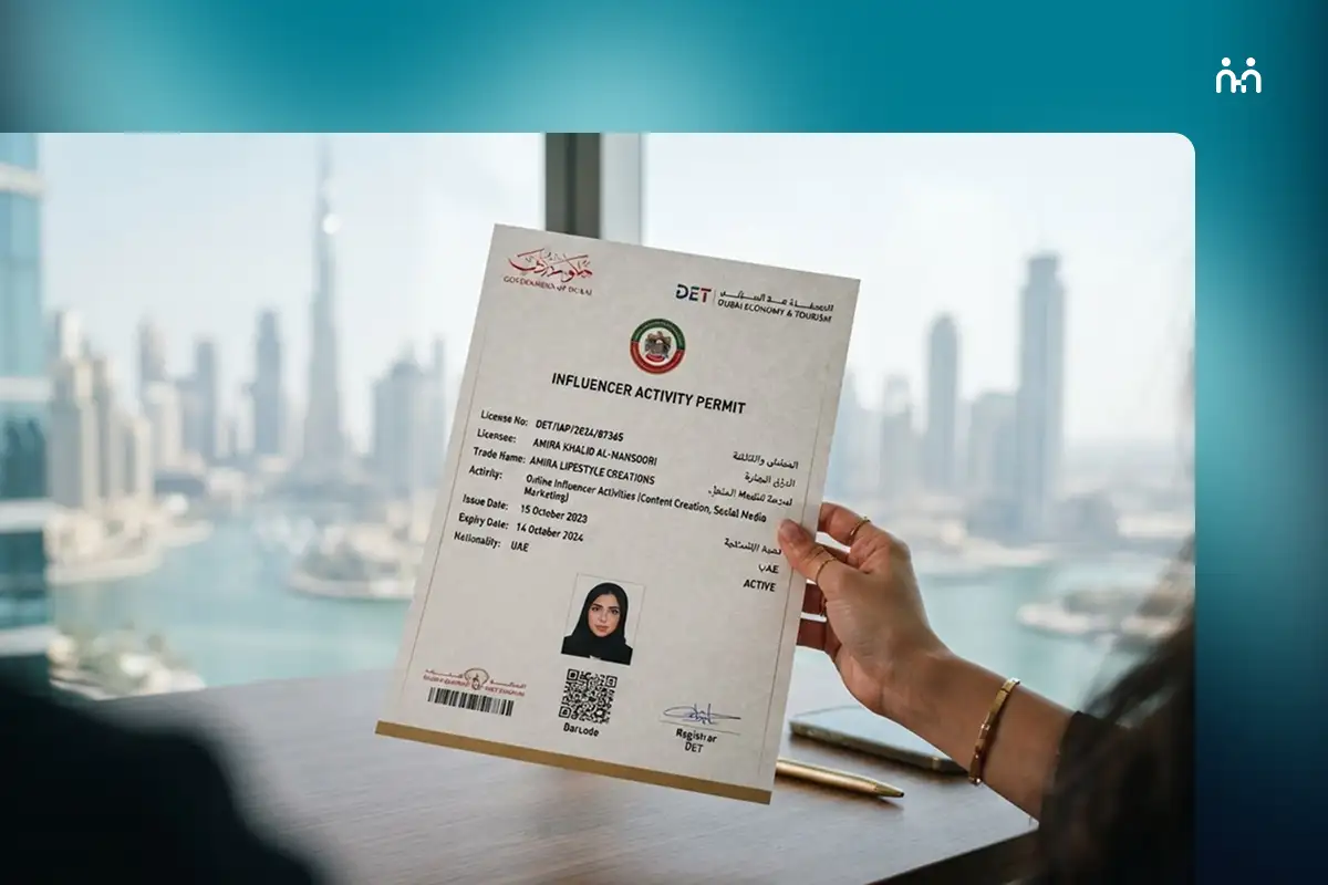 How can you get an influencer license in Dubai?