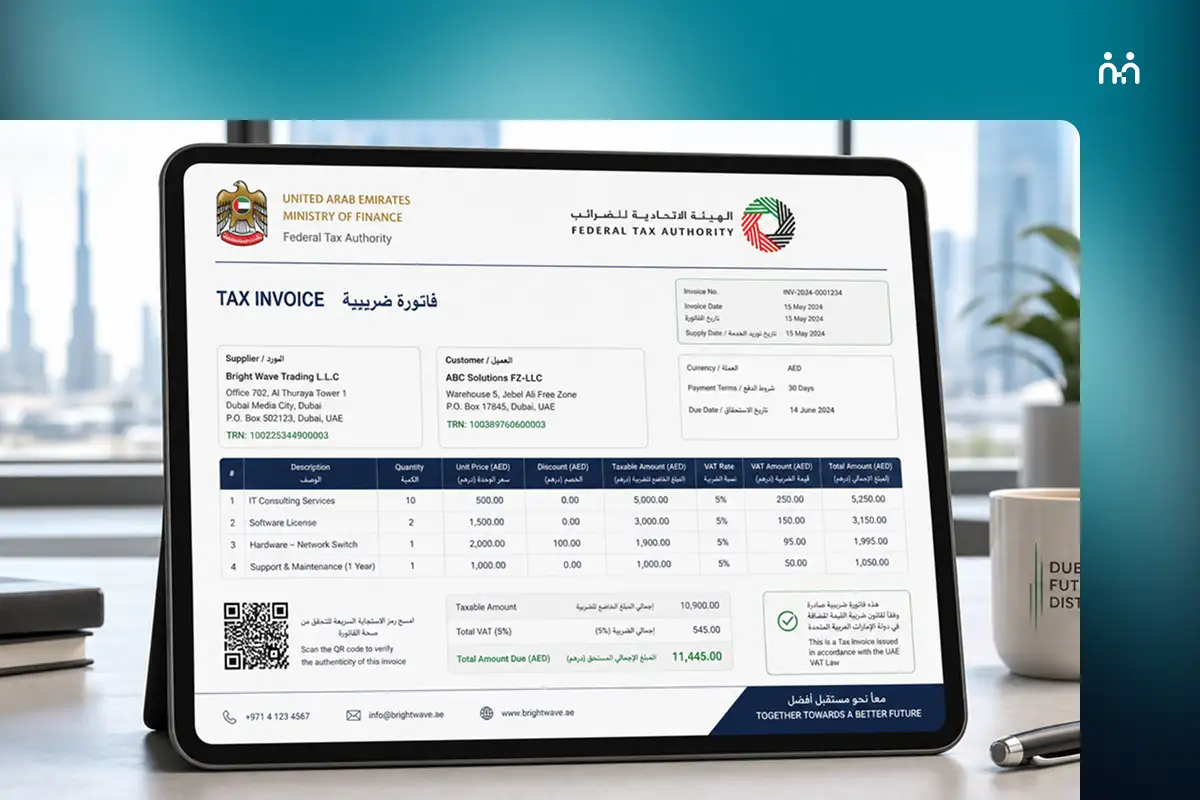 What is a UAE Tax Invoice Format?