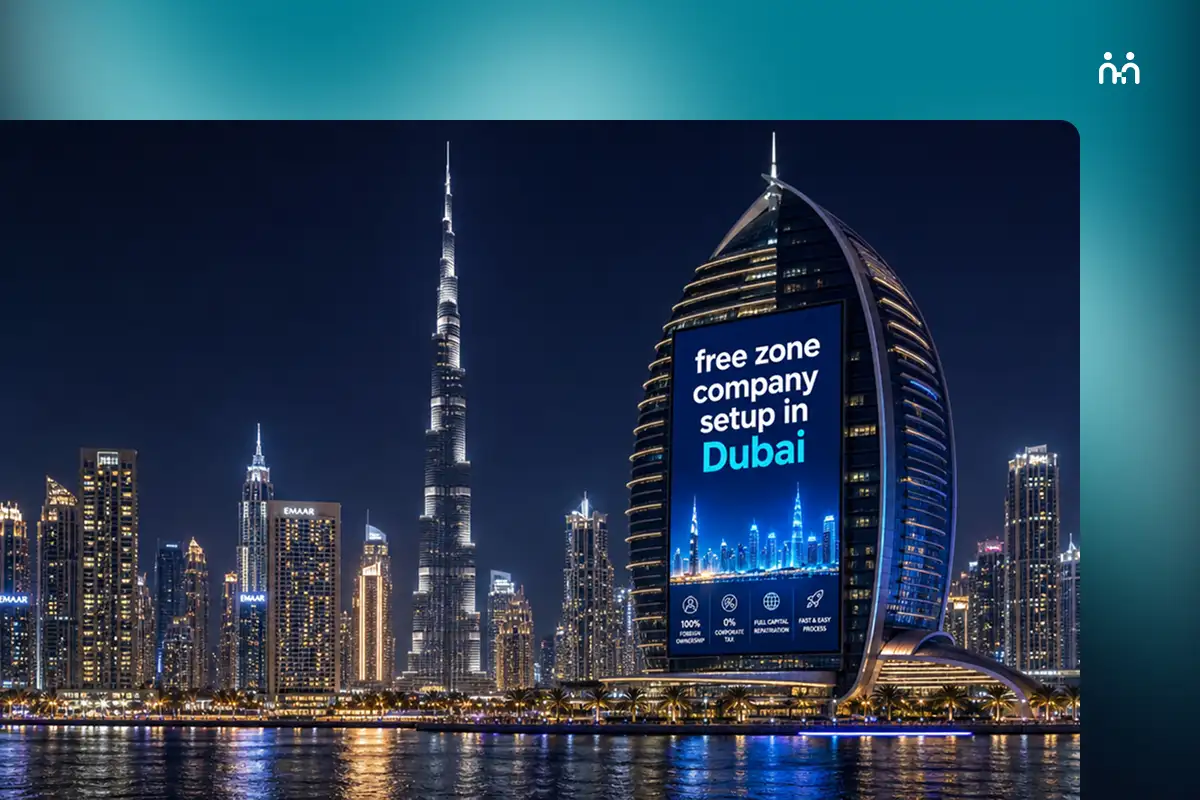 What are the advantages of a free zone company setup in Dubai?